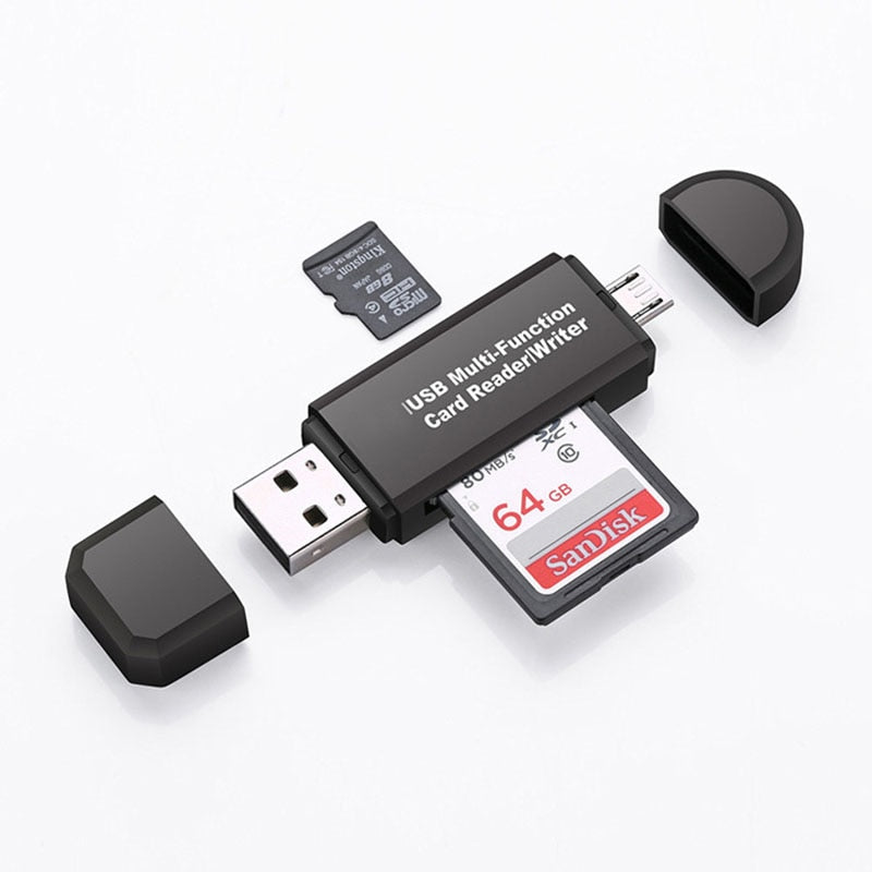 2 in 1 USB ANDROID CARD READER