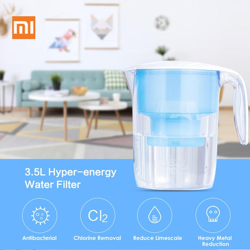 3.5L Hyper-energy Water Filter Pitcher